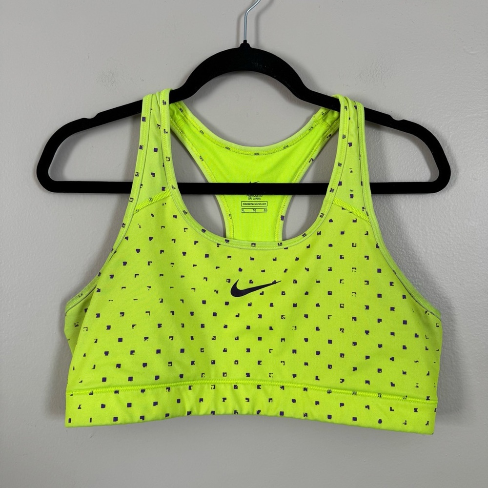 Nike Dri Fit Racerback Sports Bra - size XL